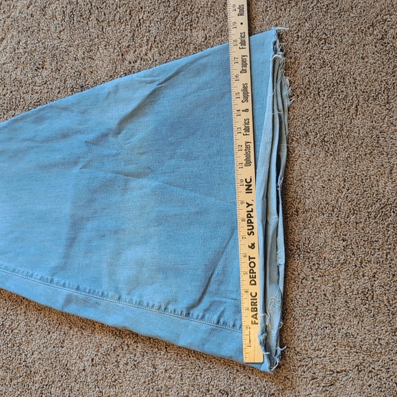 Free People jeans. Size 27R. Large bell bottom. Light wash. - Picture 6 of 8